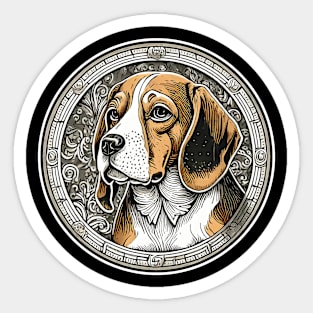 Beagle dog Sticker